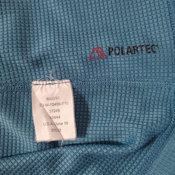 Rei Wind Pro Waffle 1/4 Zip Polartec Pullover Active Top Womens M Blue Gorpcore - Picture 9 of 10